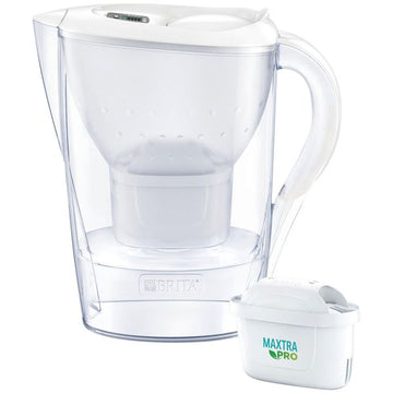 Brita - Carafe Marella Blanc + 1 filtre à eau Maxtra pro All in 1