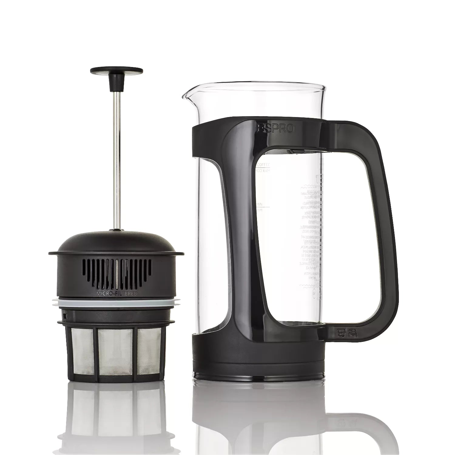Cafetière à Piston Espro P7 - 550 Ml Ou 1 L - Acier Inoxydable Double Paroi, Maintien Au Chaud - Filtre Double - 11